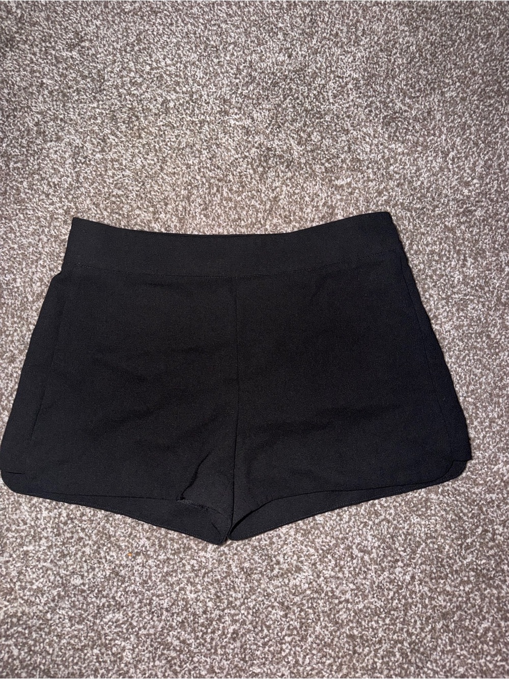 J. Crew Black High-Rise Tailored Shorts
